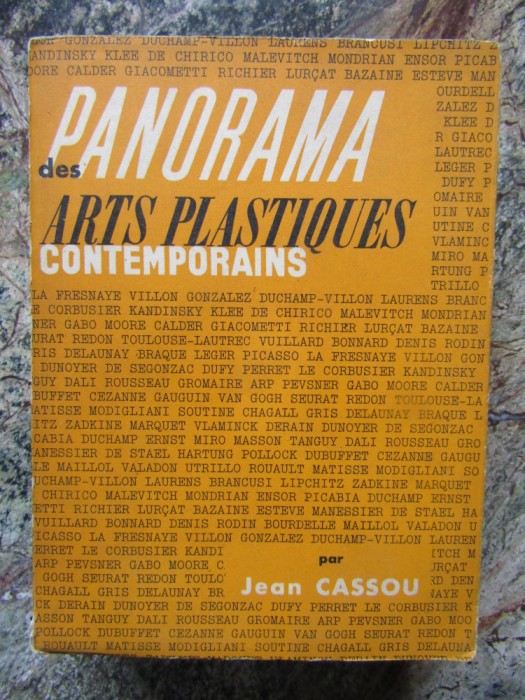 PANORAMA DES ARTS PLASTIQUES CONTEMPORAINS -JEAN CASSOU