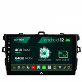 Cumpara ieftin Navigatie Toyota Corolla (2007-2013), Android 12, A-Octacore 4GB RAM + 64GB ROM, 9 Inch - AD-BGA9004+AD-BGRKIT091