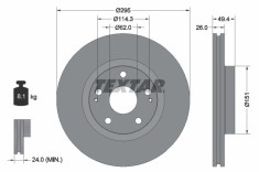 TEXTAR 92168003 PRO Disc frana foto