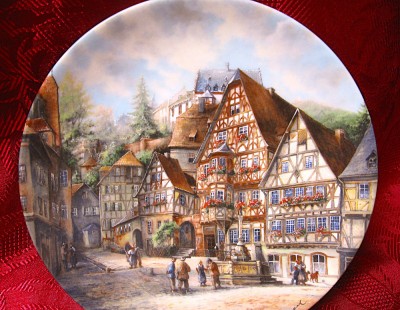 FARFURIE DECORATIVA PORTELAN BAVARIA - BRADEX EDITIE LIMITATA SEMNAT BERND GAGEL foto