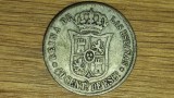 Spania - moneda de colectie argint 810 - 40 centimos 1865 - Isabel II - rara !, Europa