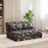 vidaXL Scaun de podea Verde Army 110 x 82 x 55 cm țesătură 42028209