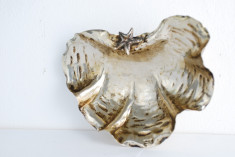 Bomboniera scoica din argint 146 grame - Italia 800 foto
