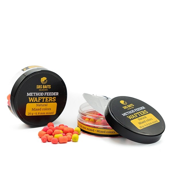 SBS - Premium Method Feeder Wafters 6, 8mm, 20g - Ananas (culori mixte)