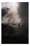 Tablou Canvas &Icirc;ntunericul Vulcanului Fumegător, 26 x 39 cm, CMCLASS