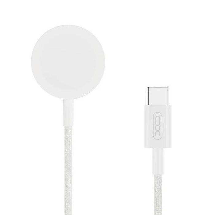 Incarcator Wireless XO-CX016, Compatibil Apple Watch, 2.5W, Conector Type-C, 1m, Alb
