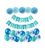 Set 21 baloane si accesorii pentru petrecere, aniversare HAPPY BIRTHDAY