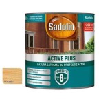 Lazura satinata incolora pentru lemn, pe baza de apa, 2.5 L