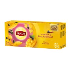 Lipton ceai de Mango si Coacaz Negru 20 plicuri