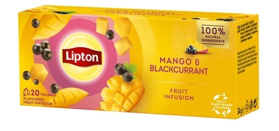 Lipton ceai de Mango si Coacaz Negru 20 plicuri