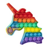 Jucarie Pop it Now &amp; Flip it, Push Bubble Unicorn Multicolor Model 5