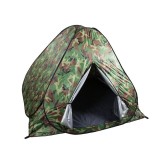 Cumpara ieftin Cort camping pentru 4 persoane, 200 x 200 x 130 cm, cu husa, impermeabil, model camuflaj