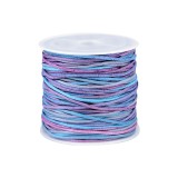 Snur curcubeu din bumbac, diametru 1 mm, lungime 20 m, Albastru