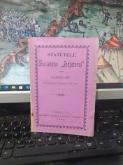 Statutele Societăței Adjutorul din T&acirc;rgu Jiu, fondată la 23 februarie anul 1890, T&acirc;rgu Jiu 1903, 013