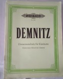 Demnitz- Metoda elementara pentru clarinet-Editia Peters Leipzig (Nr. 2417)