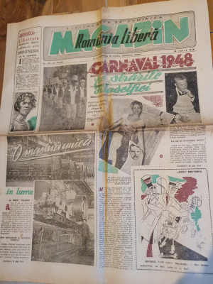 magazin romania libera 19 iulie 1948-art. charlie chaplin,pagina copiilor foto