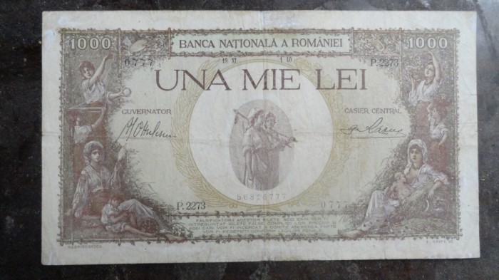 BANCNOTA 1000 LEI