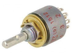 Comutator rotativ 10 poziții 0,25A 125VAC 28VDC