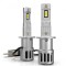 Set 2 becuri LED H3, 55W, Canbus PRO AutoREY&reg; lumina alb-rece, 25.000 Lumeni, Ventilator inclus