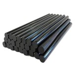 Set batoane de silicon negru, diametru 11 mm, 1 kg, pentru pistol de lipit