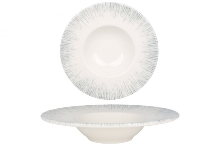 Bonna Farfurie cu paste - Iris - Por&Aring;&pound;elan - 24 cm (270cc) - set de 2