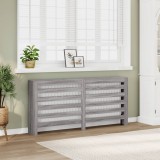VidaXL Mască pentru calorifer, gri sonoma, 175x20x82 cm lemn prelucrat 852713