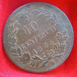 (M1582) MONEDA ITALIA - 10 CENTESIMI 1893, LIT. BI (MONETARIA HEATON), REGELE UMBERTO I