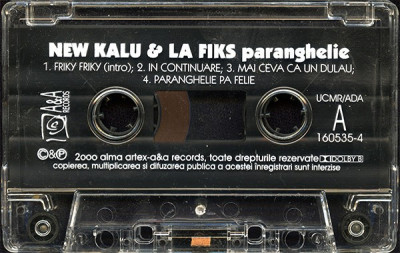 Casetă audio Nea Kalu &amp;amp; La Fiks &amp;lrm;&amp;ndash; Paranghelie, originală, făăa copertă foto
