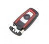 Carcasa cheie Topautochei® pentru Bmw seria 5, 3 butoane, ornament rosu