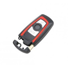 Carcasa cheie Topautochei&reg; pentru Bmw seria 5, 3 butoane, ornament rosu