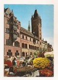 FA162 - Carte Postala - ELVETIA - Basel. Rathaus un Marktsande, circulata