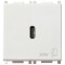 Priza USB tip C PD 30W 2M Vimar Plana alb 14298