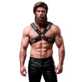 Fetish Submissive Attitude-Ham Ecopiele pentru Piept Cruzat