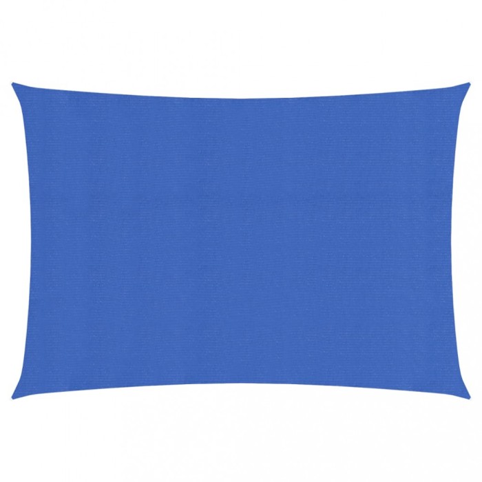 Gossi panza parasolar, albastru dreptunghiular 2,5x5 m hdpe 160 g/m2