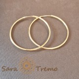 Cercei clasici 4.7 cm , Eleganta atemporala si calitate superioara din Brazilia