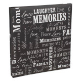 Album pentru poze Memories,negru,30 file,22.5x28 cm, Oem