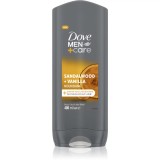 Dove Men+Care Sandalwood&amp;Vanilla gel de duș 3 in 1 pentru bărbați 400 ml
