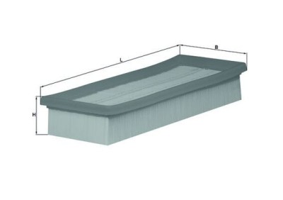 MAHLE LX 1601 Filtru aer foto