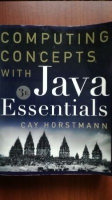 Computing concept with java essentials-Cay Horstmann foto