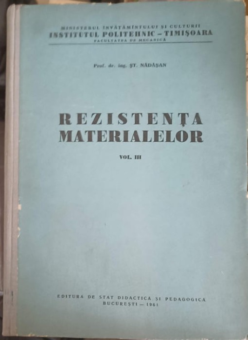 REZISTENTA MATERIALELOR VOL.3-ST. NADASAN-248034