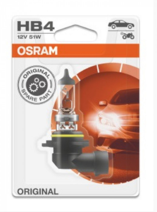 BEC 12V HB4 9006 51W ORIGINAL BLISTER 1 BUC OSRAM