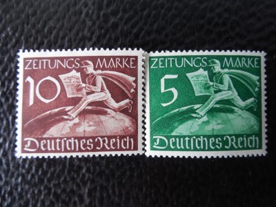 Reich-Timbre pt ziare-serie completa-nestampilate MNH foto