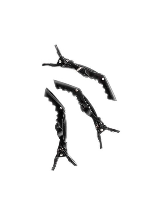 Set 6 clipsuri negre Coccodrillo