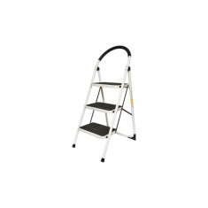 Scara metalica pliabila, 3 trepte cauciuc antiderapant, inaltime 127cm, sarcina maxima 150Kg Crownman Cod: DISPN85 Automotive TrustedCars