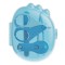 Set 4in1 de Ingrijire Unghii pentru Bebelusi, Cyrax, Cutie de Depozitare Dinozaur Transparent, 0-6 Ani, 11.5 x 9 x 3 cm, Albastru