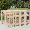 VidaXL Set bar de grădină, 9 piese, lemn masiv de pin 3154770