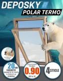 Cumpara ieftin Fereastra mansarda DEPOSKY POLAR TERMO 4 sticle, maner jos