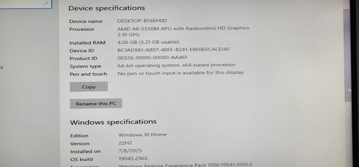 LEPTOP ASUS X550D/CM-5/PROCESOR AMD A8-5550M/2,10GHz/RAM 4 GB/SSD 120 GB /WIN 10 CITITI DESCRIEREA VA ROG FRUMOS !