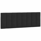 Cumpara ieftin Perna tablie de pat, Hanko, negru, 140 cm, catifea