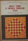 Analize Tehnice Si Controlul Produselor Textile - Stela Buda/ Cornelia Iatan